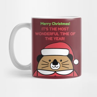 Merry Christmas Santa Bear Mug